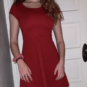 Classic red dress